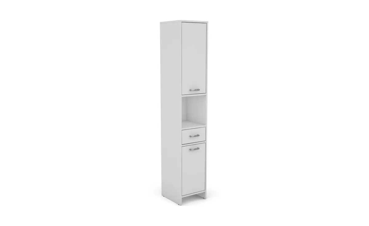 Tulon visoki ormar 2 vrata + 1 fioka 33x36x180cm beli