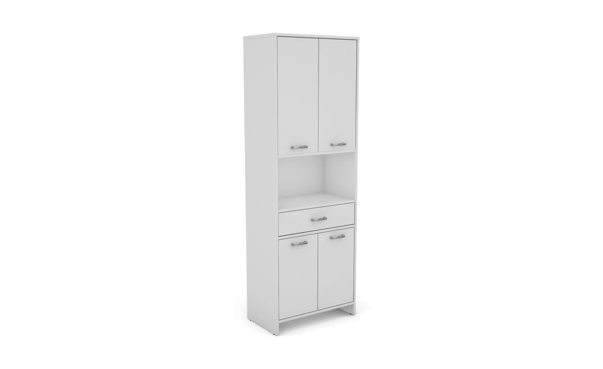 Tulon visoki ormar 4 vrata + 1 fioka 62,5x36x180cm beli