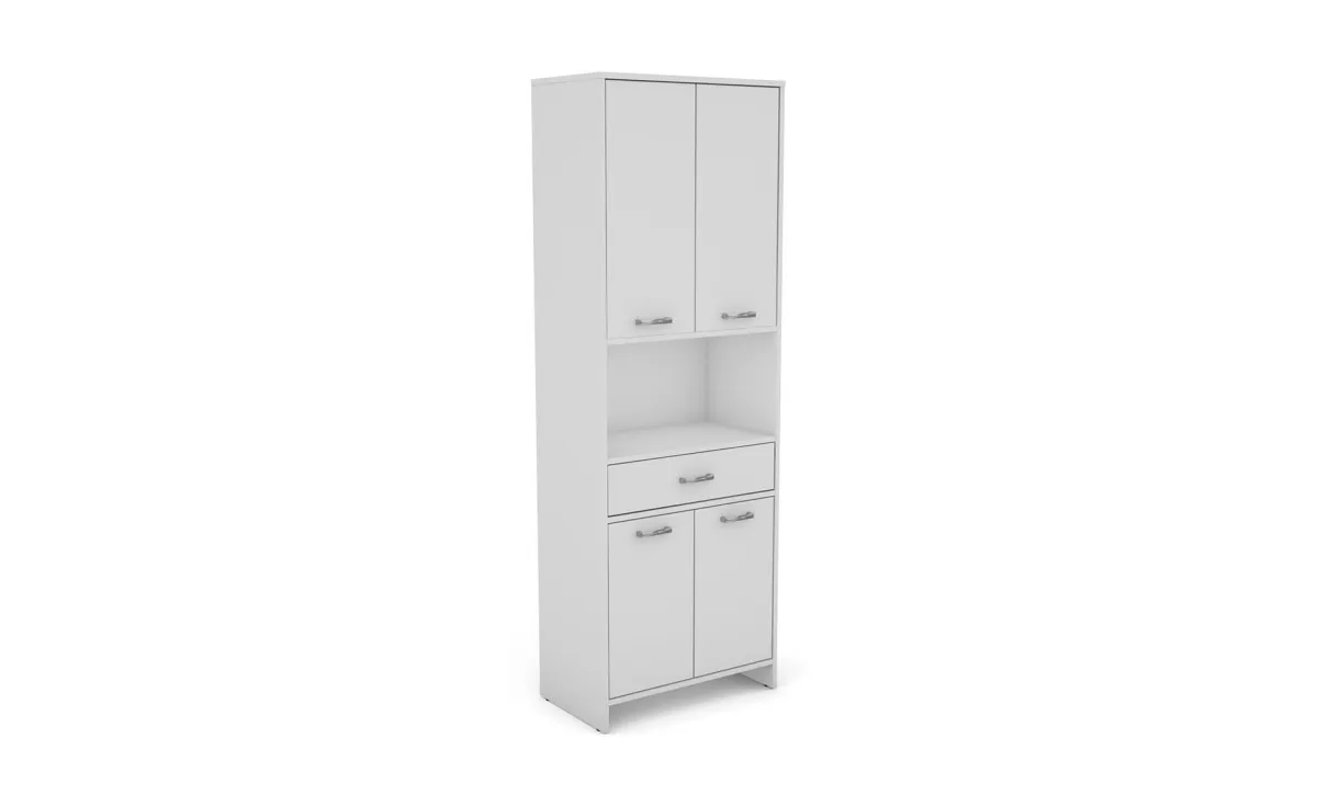 Tulon visoki ormar 4 vrata + 1 fioka 62,5x36x180cm beli