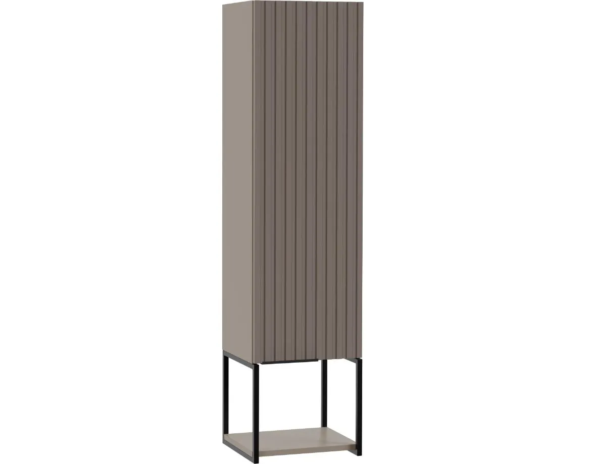Turf 1D kupatilski ormar 33x28x130 cm sivi