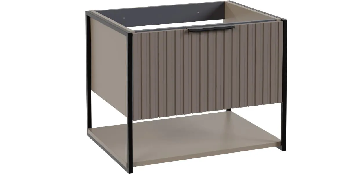Turf 60 1S kupatilska baza 59,5x46x47,5 cm siva