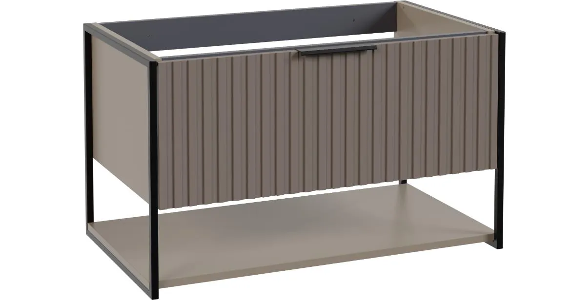 Turf 80 1S kupatilska baza 79,5x46x47,5 cm siva