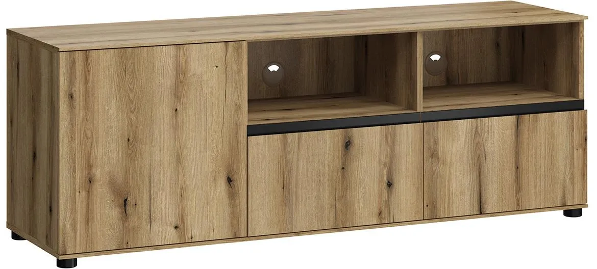 TV ormaric Camino 1D2S CMNF 01 hrast evoke+hrast evoke+crni