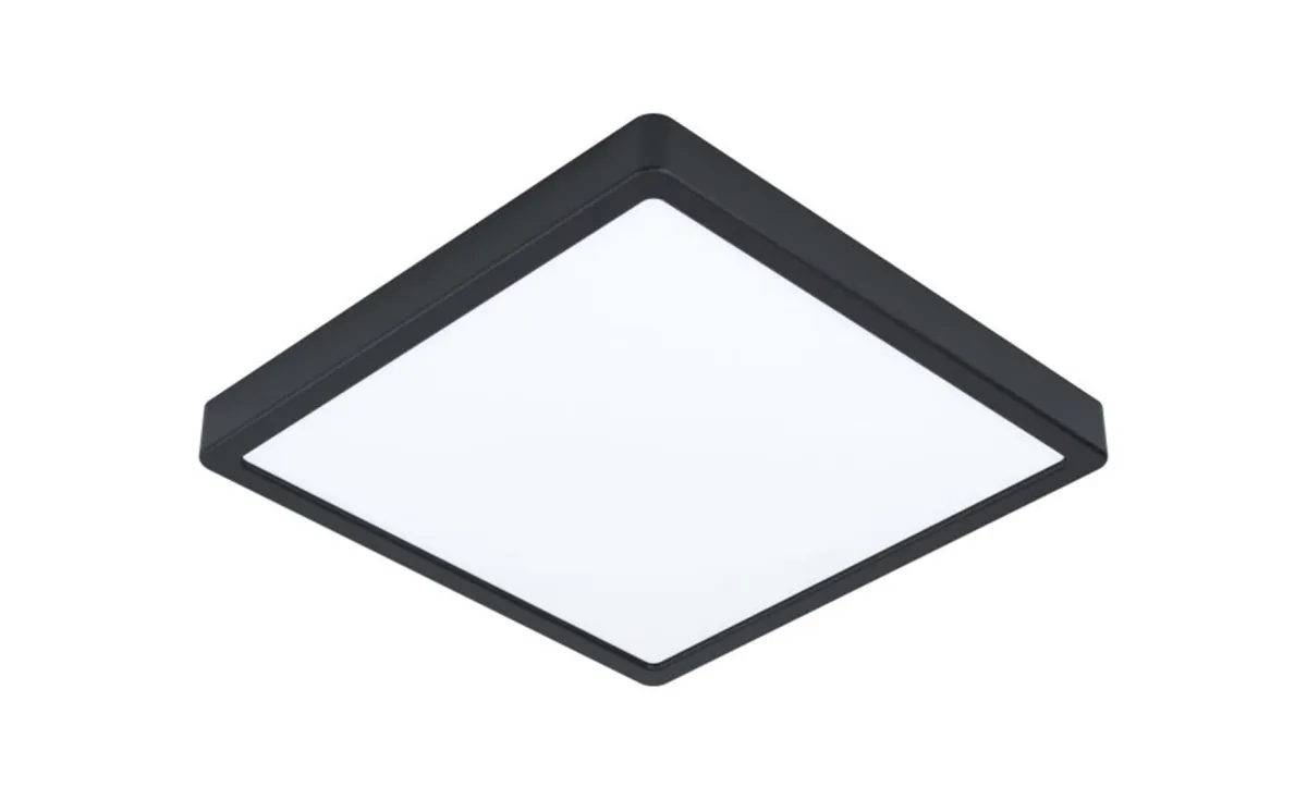 Ugradbena plafonjera Fueva LED crna 4000K