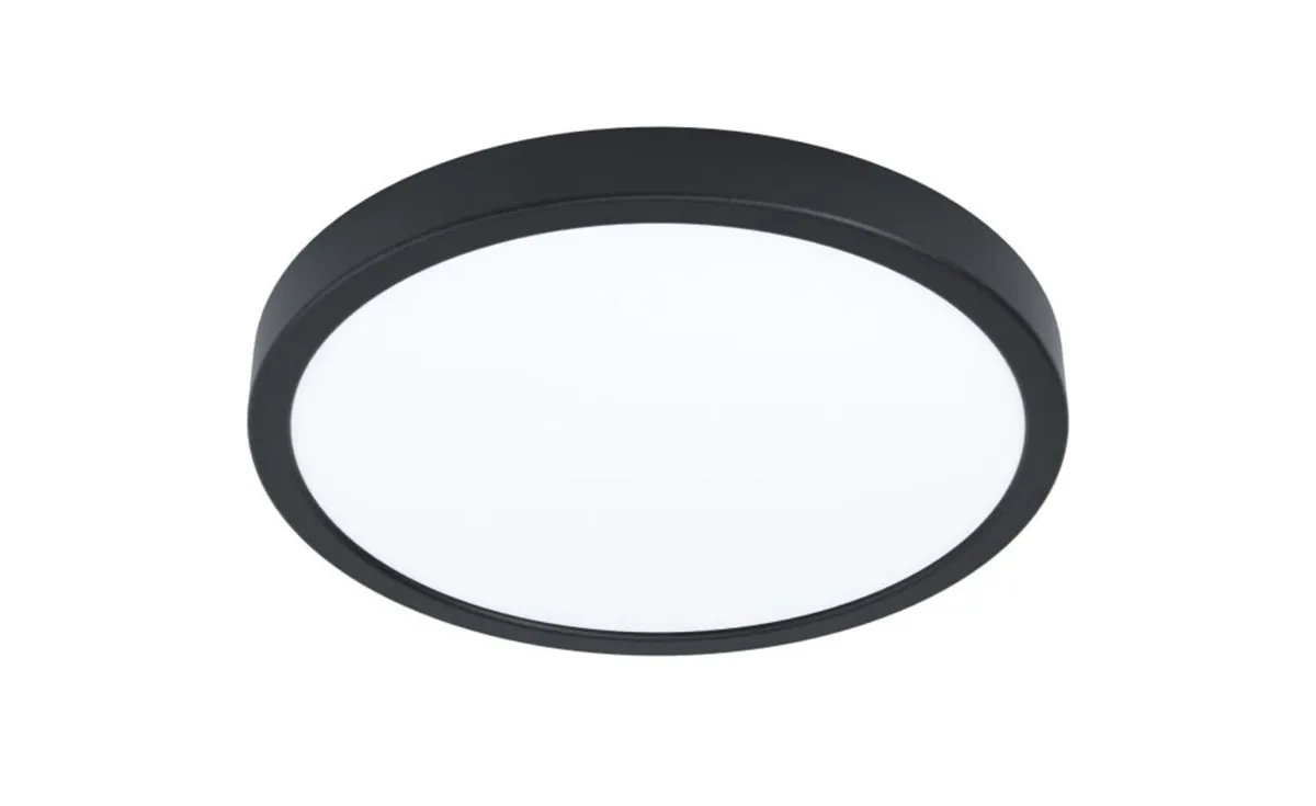 Ugradbena plafonjera Fueva LED crna 4000K