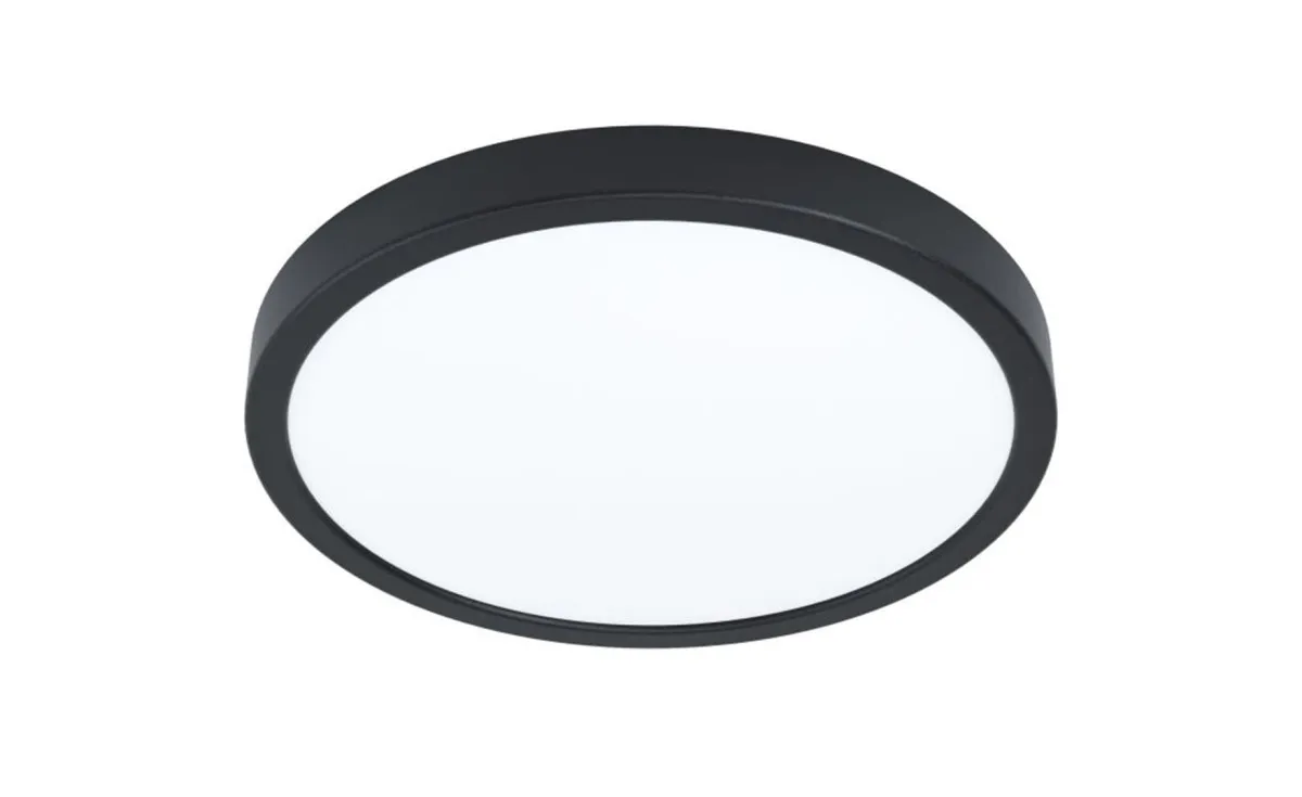 Ugradbena plafonjera Fueva LED crna 4000K