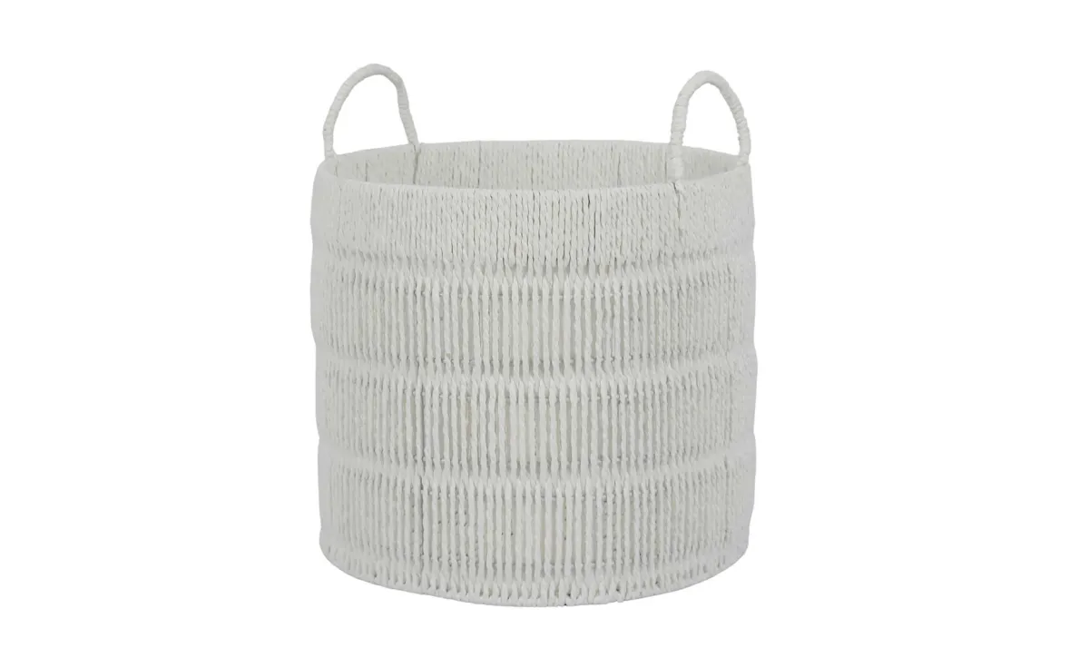 Ukrasna korpa Astrid 33x33x30cm bela