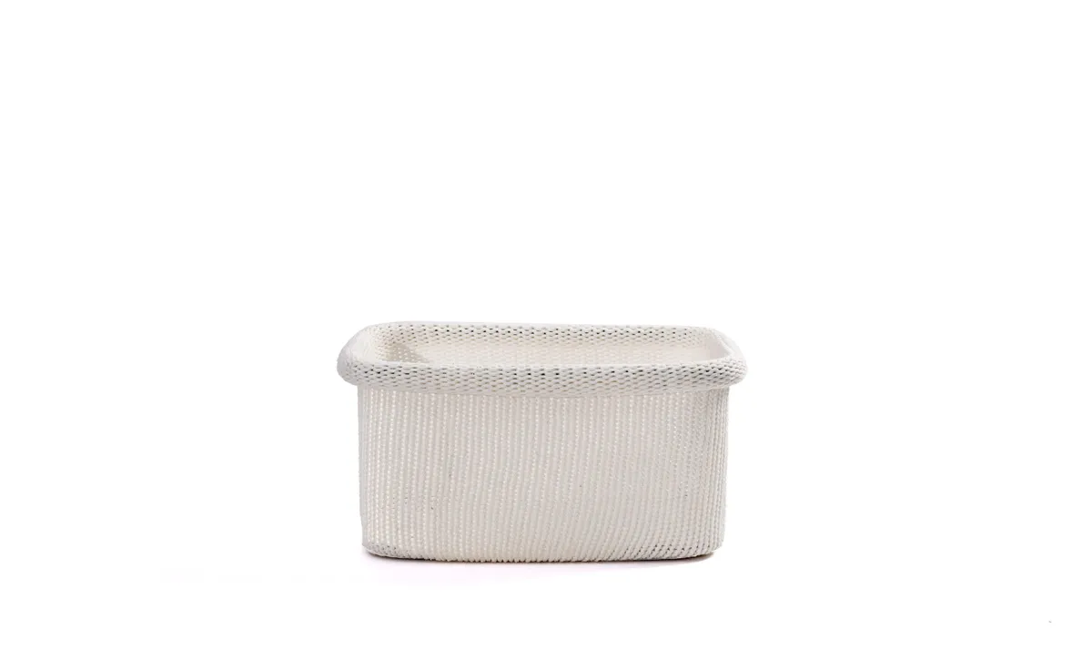 Ukrasna korpa Molly 33x23x17cm bela