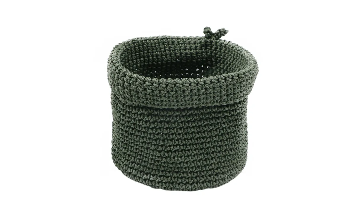 Ukrasna korpa Sage 25x25x25cm zelena