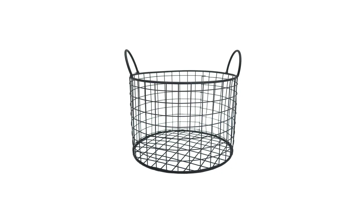 Ukrasna korpa Wire 27x27x20cm crna