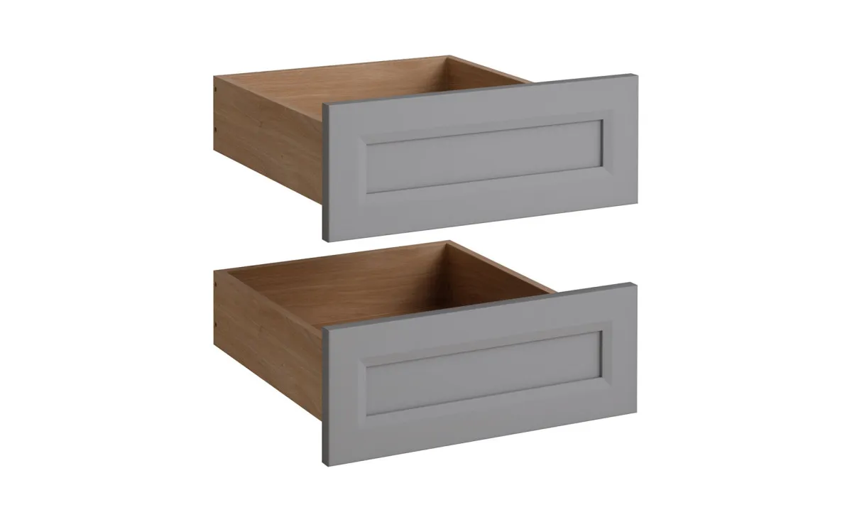 Ultra set 2/1 spoljašnjih fioka45x40x19 cm hrast/siva