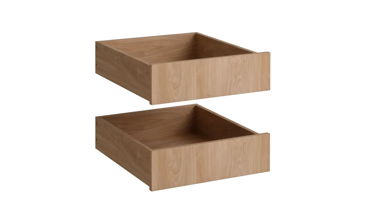 Ultra set 2/1 unutarnjih fioka 45x40x12 cm hrast