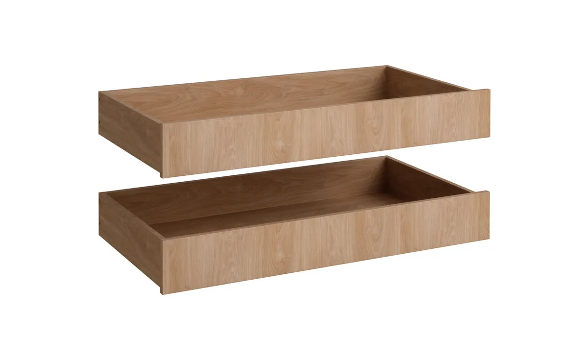 Ultra set 2/1 unutarnjih fioka 91x40x12 cm hrast