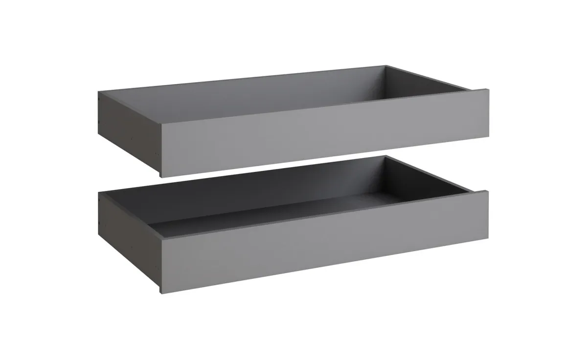 Ultra set 2/1 unutarnjih fioka 91x40x12 cm sivi