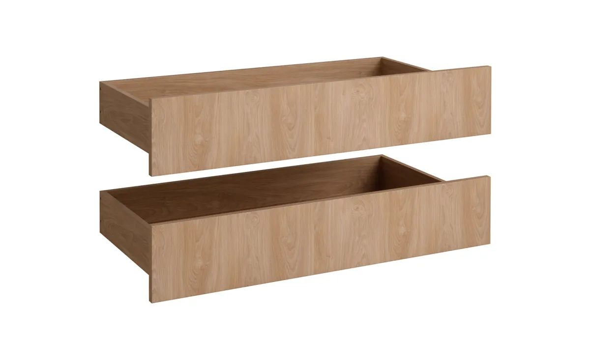 Ultra set 2/1 vanjskih fioka 91x45x19 cm hrast/hrast
