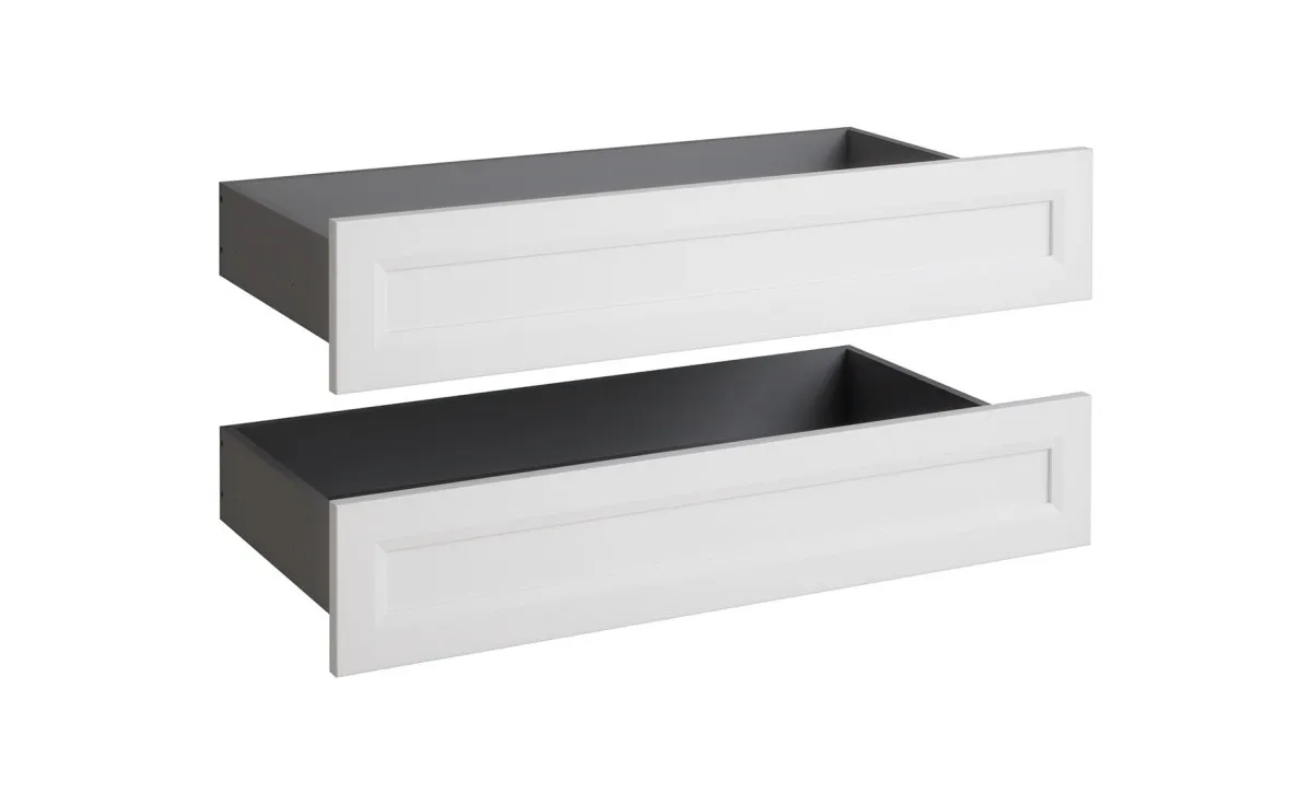 Ultra set2/1 spoljna fioka sa ramom 91x45x19 cm sivo/bela