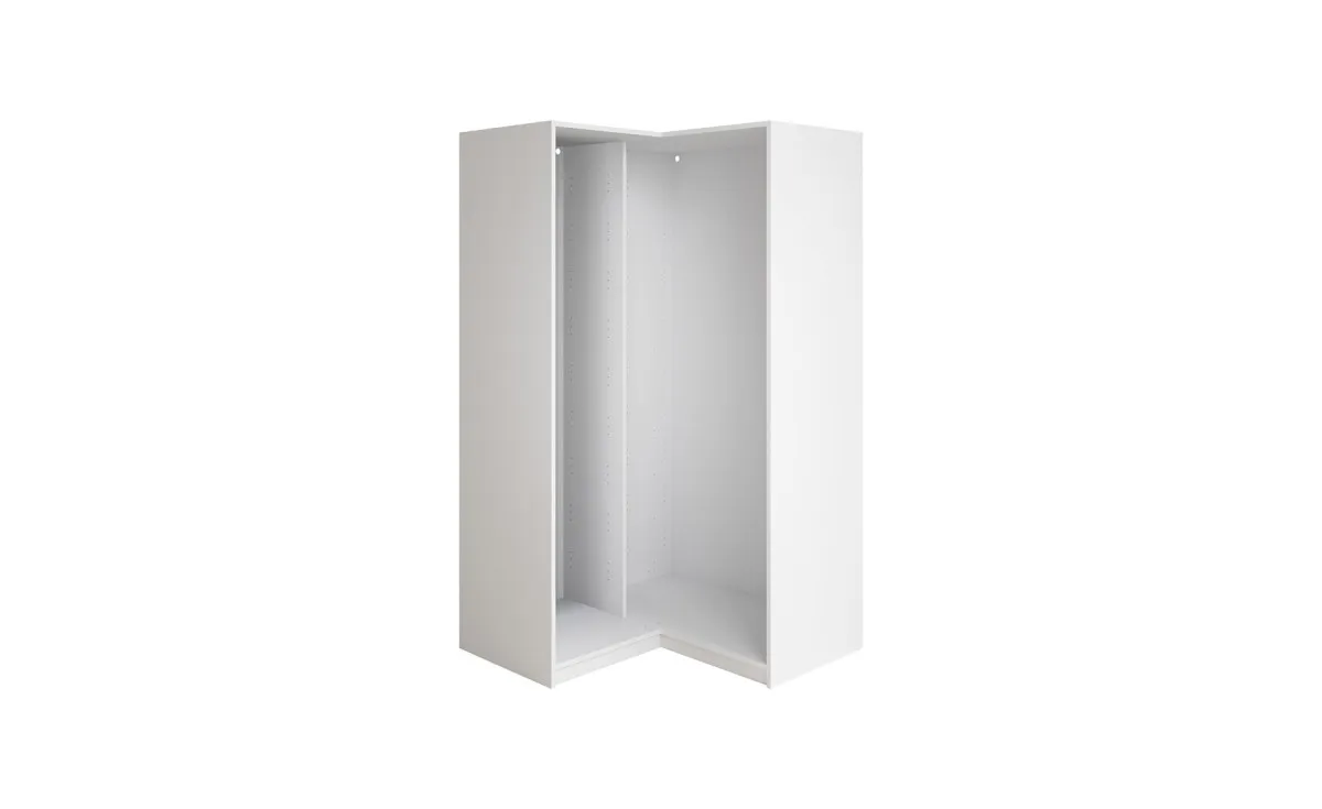 Ultra ugaona struktura leva 109x109x196 cm bela