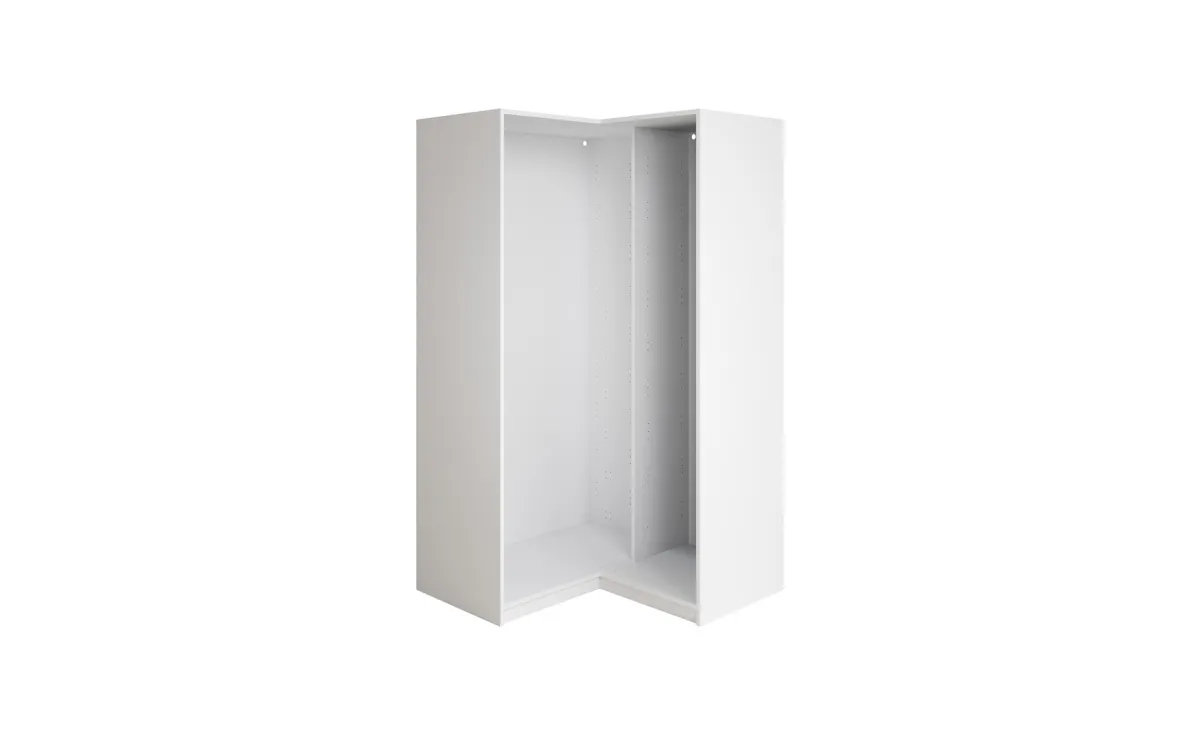 Ultra ugaona struktura ormara desna 109x109x196 cm bela