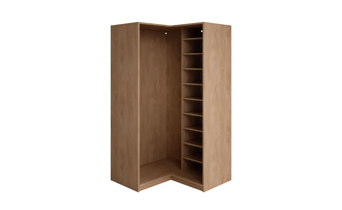 Ultra ugaona struktura ormara desna 109x109x196 cm hrast