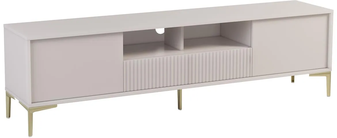 Uni TV komoda   2 fioke + 2 vrata 51,5x83x179,5 cm bež
