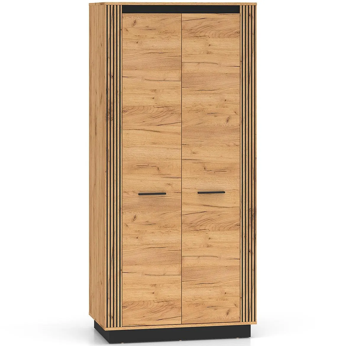 Urso 03 ormar 92x55x200 cm hrast/crna