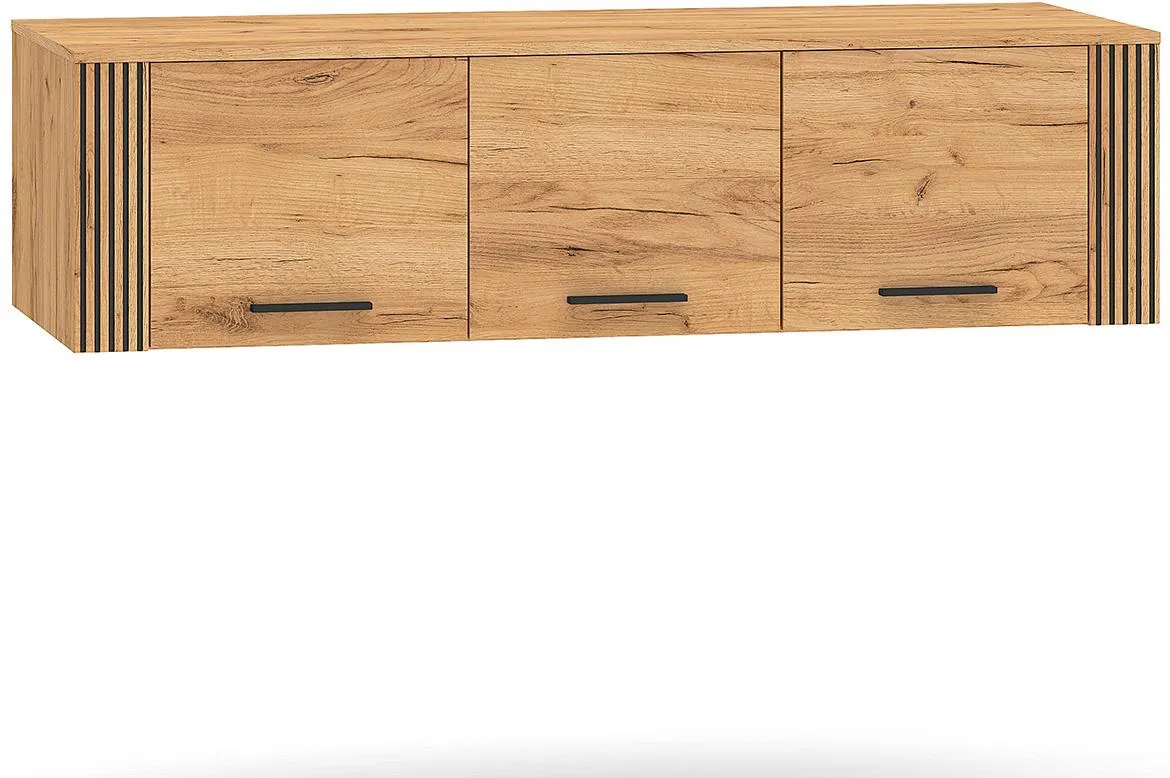 Urso 11 nastavak 150x58x40 cm hrast/crna