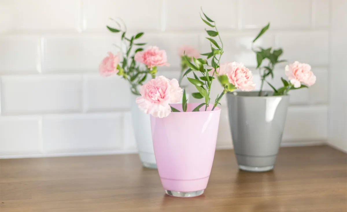 Vaza Noreva 17cm roze