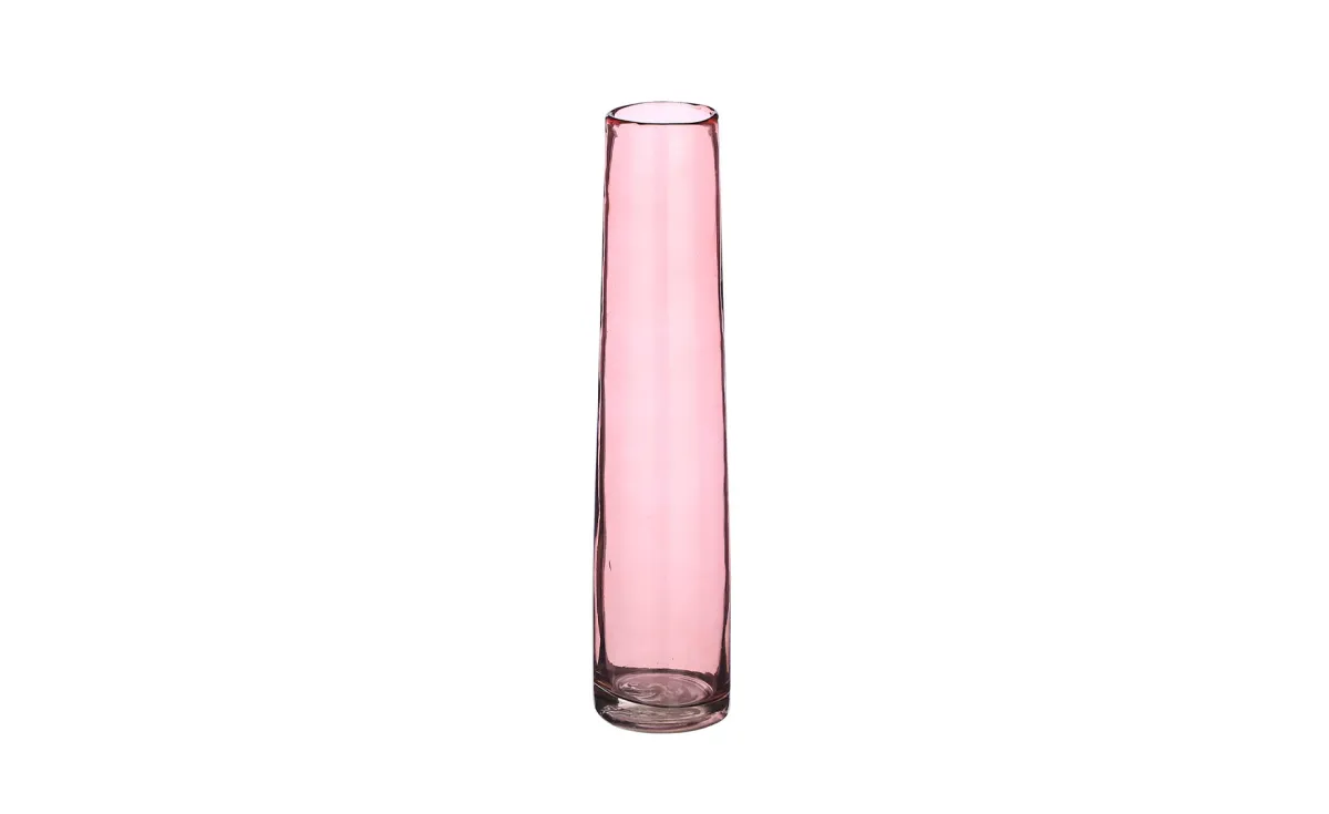Vaza Xandra 30,5x7cm roze