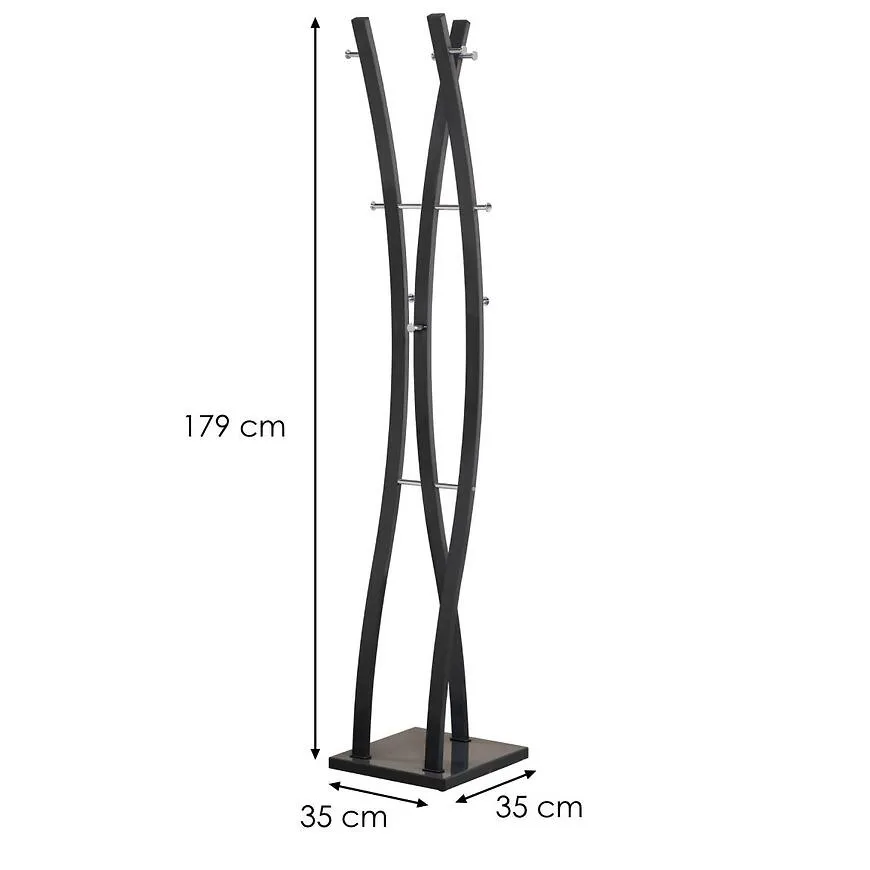 Vešalica W50 35x35x179 crna