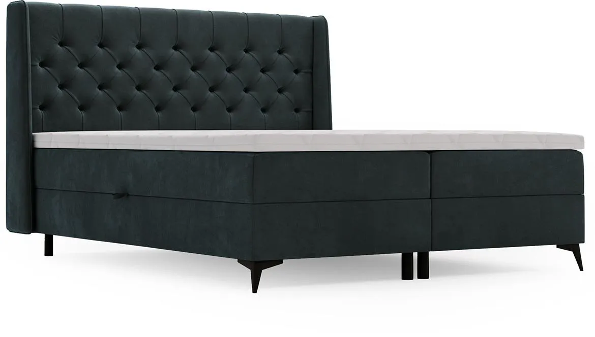 Vega 79 boxspring krevet 192x213x118 cm zeleni