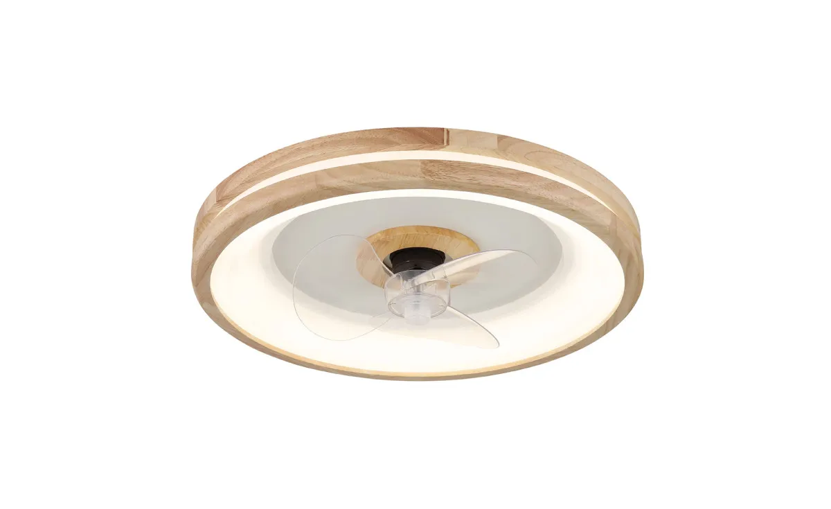 Ventilator Gatian LED braon