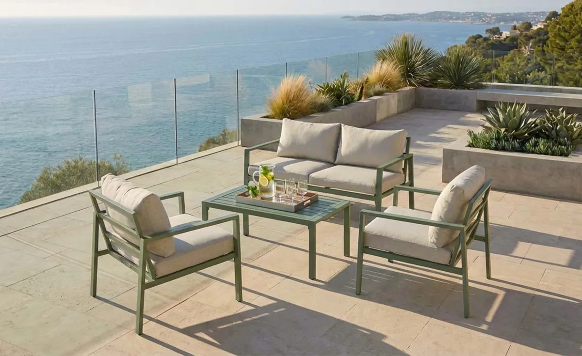 Verde baštenski aluminijumski set