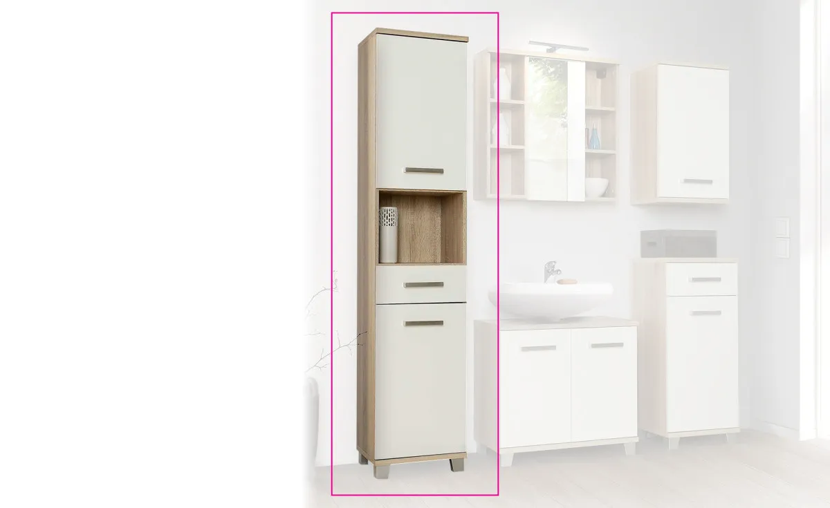 Veris visoki ormar 2 vrata 1 fioka 40x35x187cm