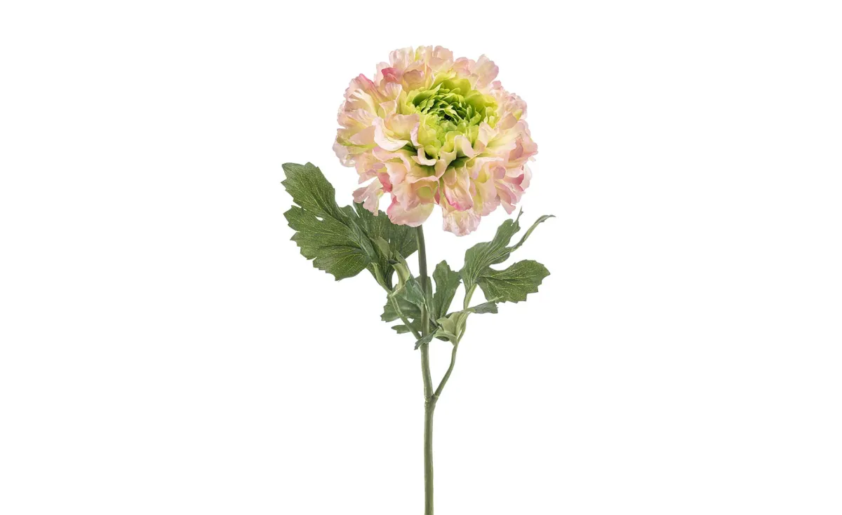 Veštačka biljka ranunculus 60cm roza