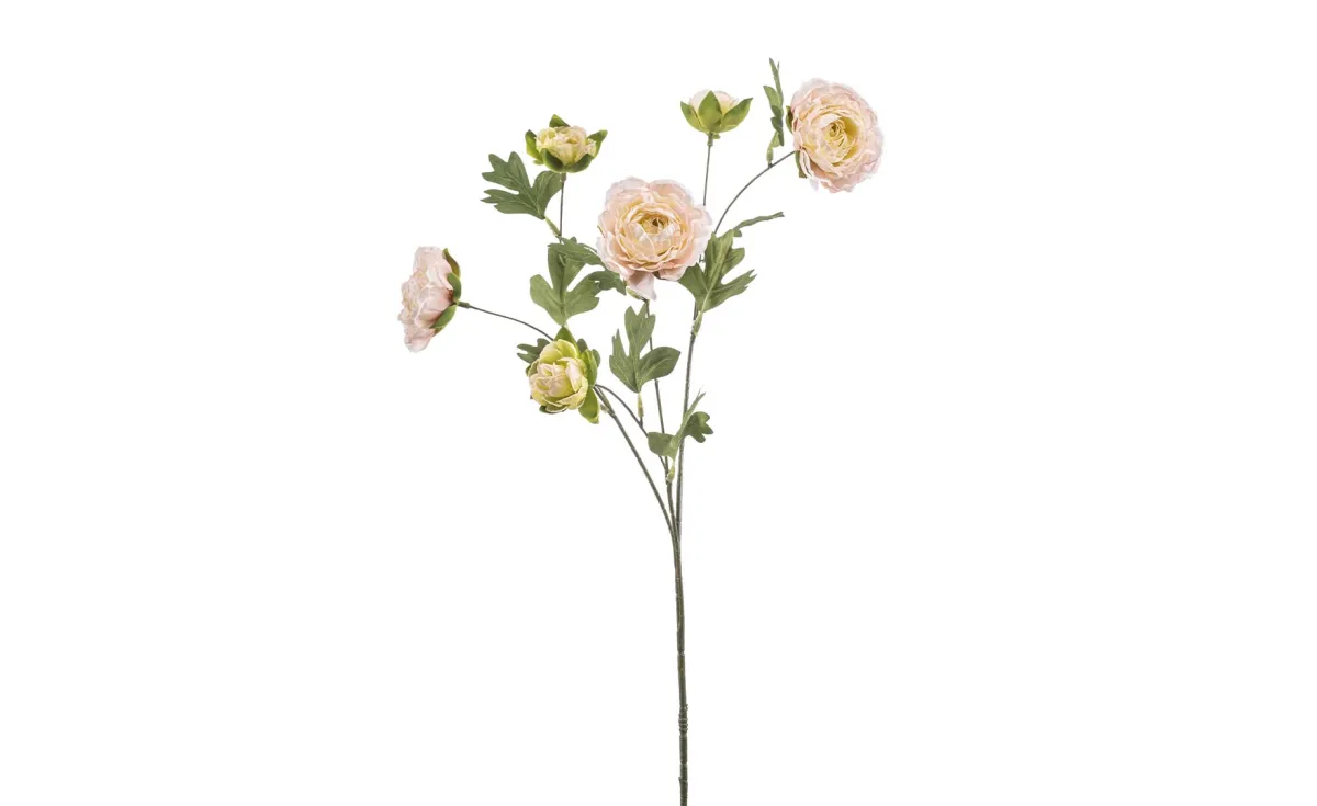 Veštačka biljka ranunculus 78cm roza