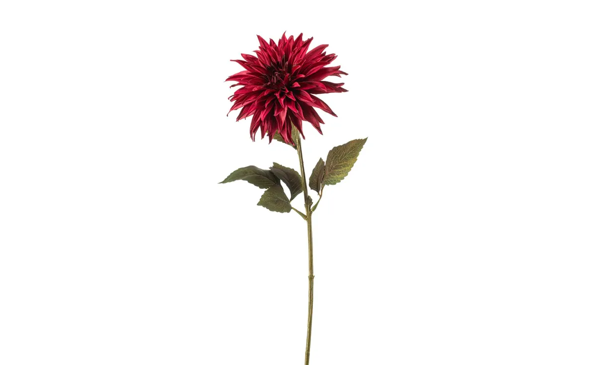 Veštački cvet dahlia 70cm crveni