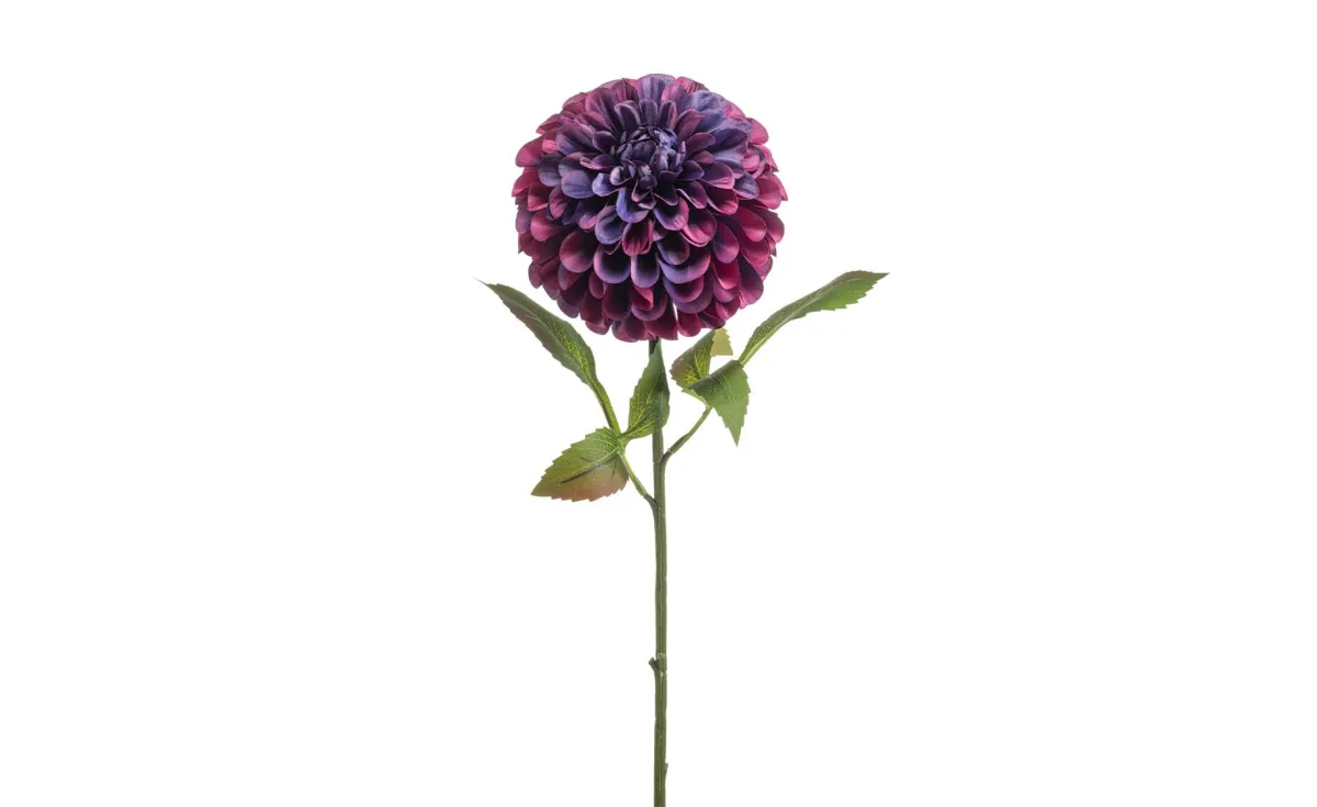 Veštački cvet dahlia 77cm burgundy