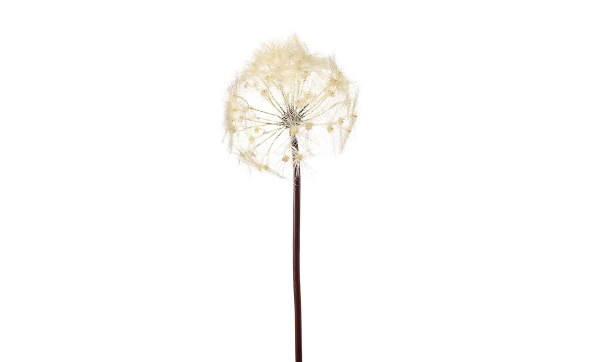 Veštački cvet dandelion 91cm bež