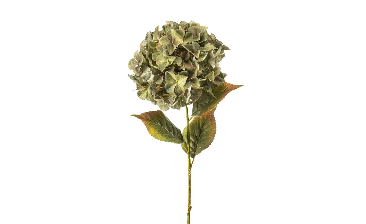 Veštački cvet hydrangea 90cm zeleni