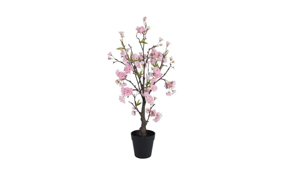 Veštačko cveće u saksiji  Cherry 35x80cm roze