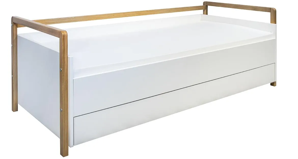 Victor decji krevet sa podnicom 84x190x65 cm beli/natur