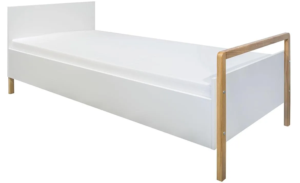 Victor decji krevet sa podnicom 84x190x91 cm beli/natur