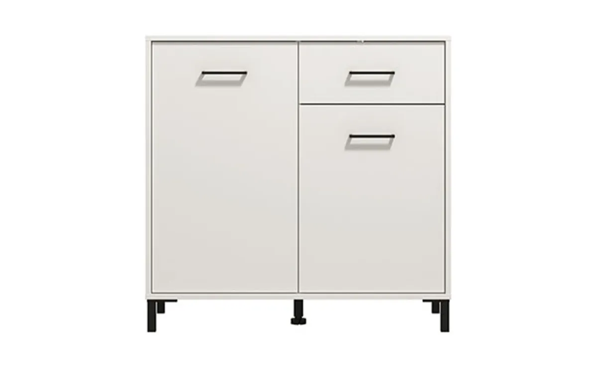 Vienne komoda 2 vrata + 1 fioka 93x40x90 cm bela