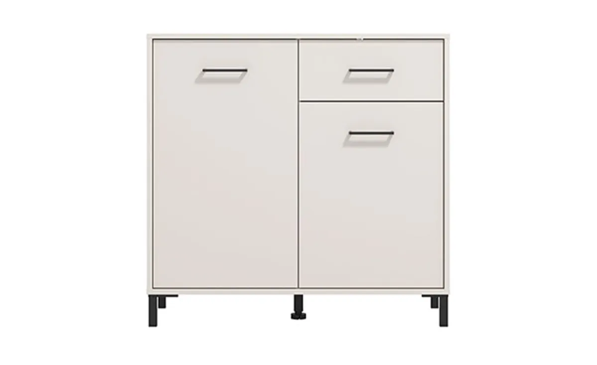 Vienne komoda 2 vrata + 1 fioka 93x40x90 cm kašmir
