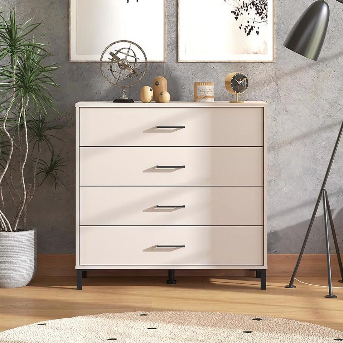 Vienne komoda 93x40x90 cm kašmir