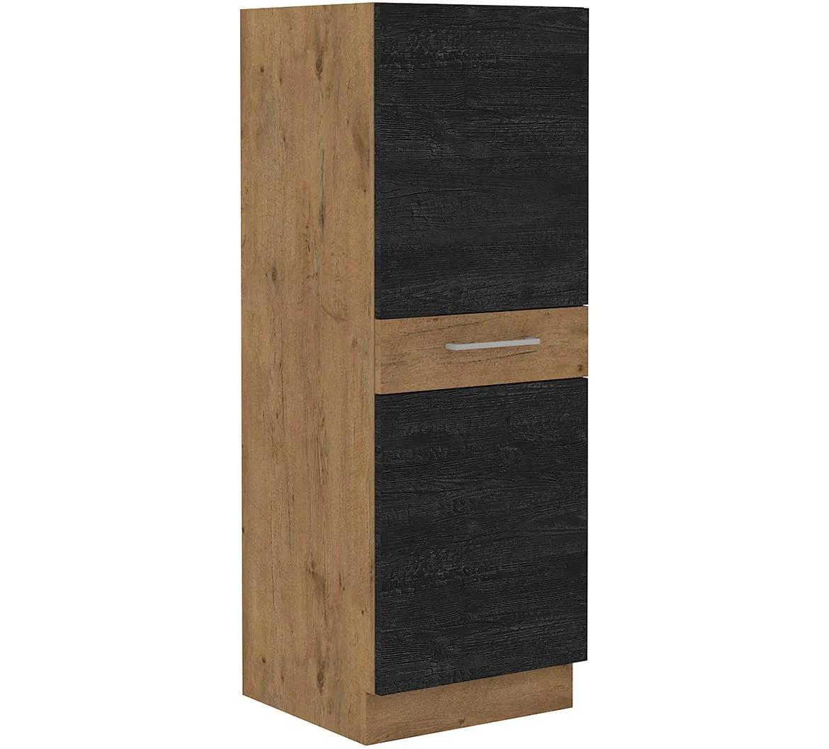 Vigo 50 DK-145 1F kuhinjski element 2 vrata 50x55,6x145 cm hrast/tamno sivi