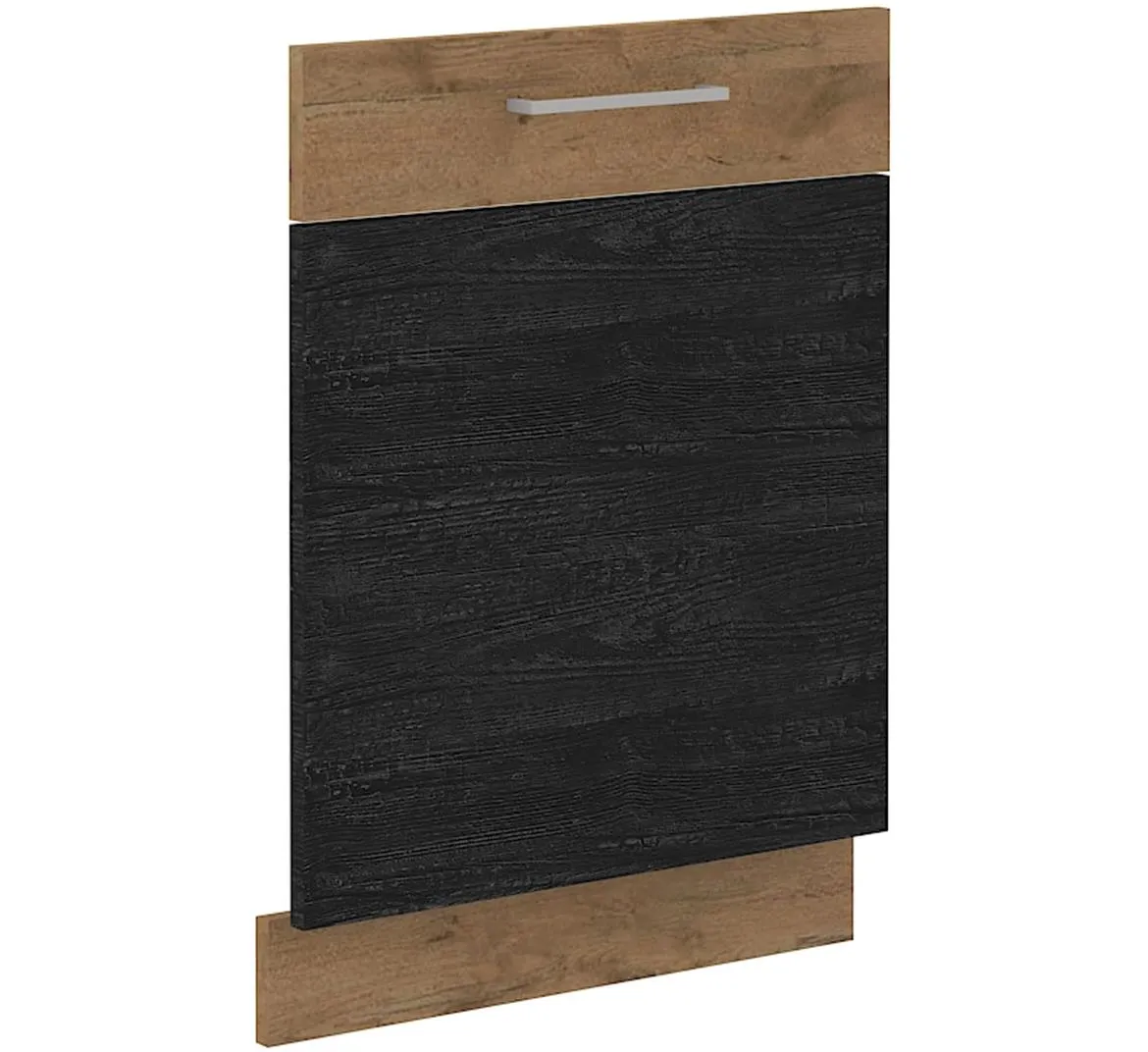 Vigo Dark kuhinjska vrata za sudomašinu 713x596 cm crna