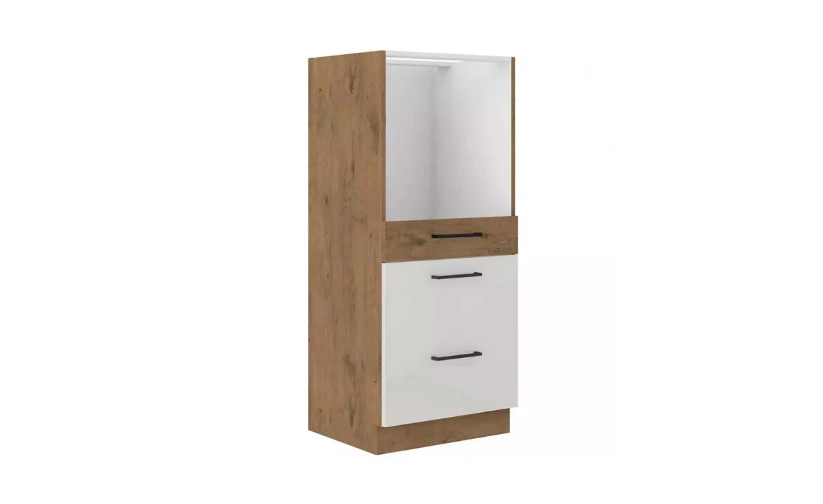 Vigo HG 60dps-145 3s bb povišen ormar za rernu+1fioka+2korpe 60x55x145 bela visoki sjaj