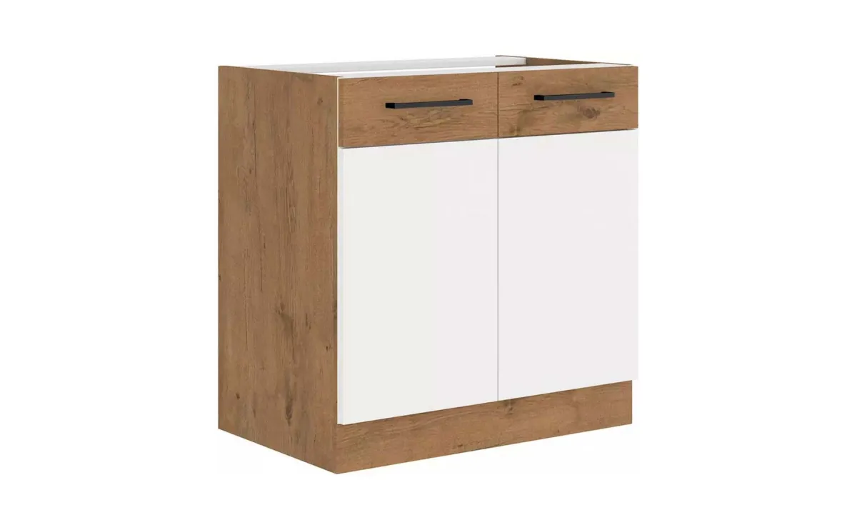 Vigo HG 80d 2f bb baza 2vrata 80x55x82 bela visoki sjaj