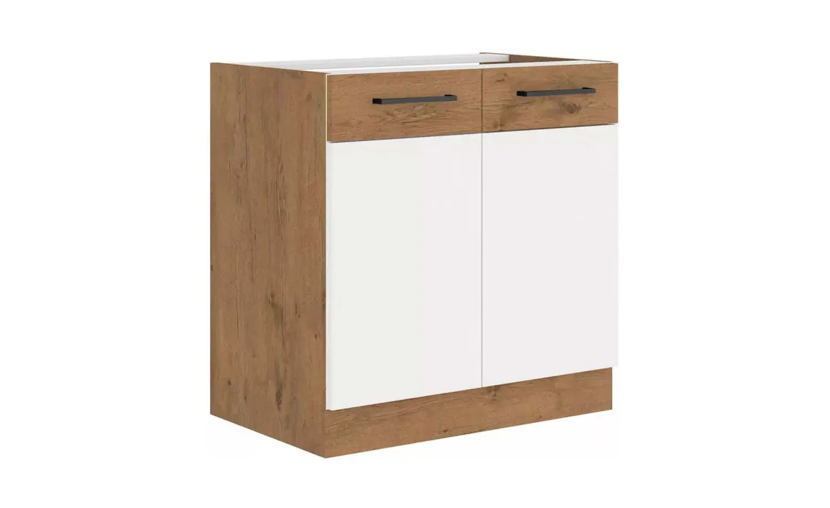 Vigo HG 80zl 2f bb baza za sudoperu 2vr. 80x55x82 bela visoki sjaj